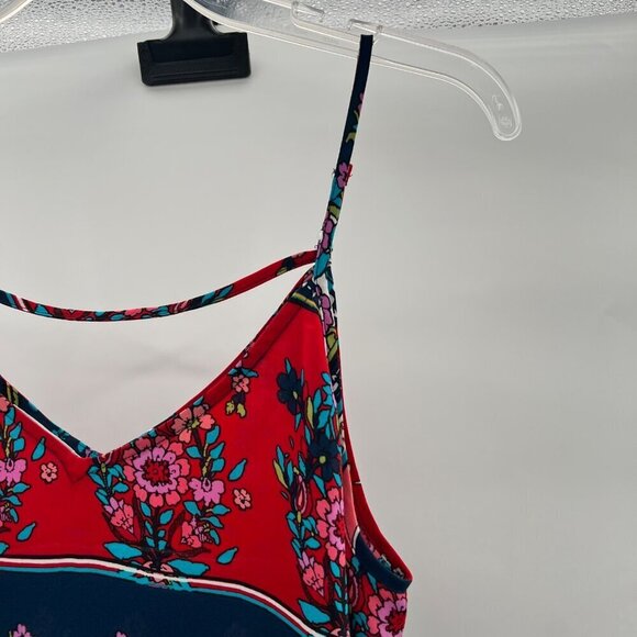 Maurices Women's V-Neck Floral Tank Top Multicolor Size Medium - Picture 4 of 9